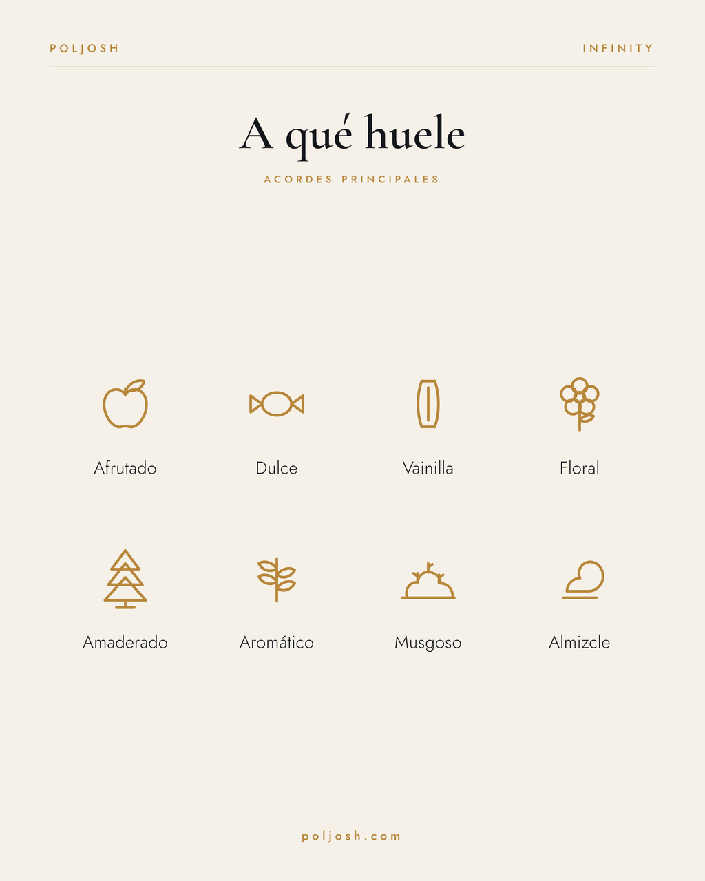 Infinity — acordes principales