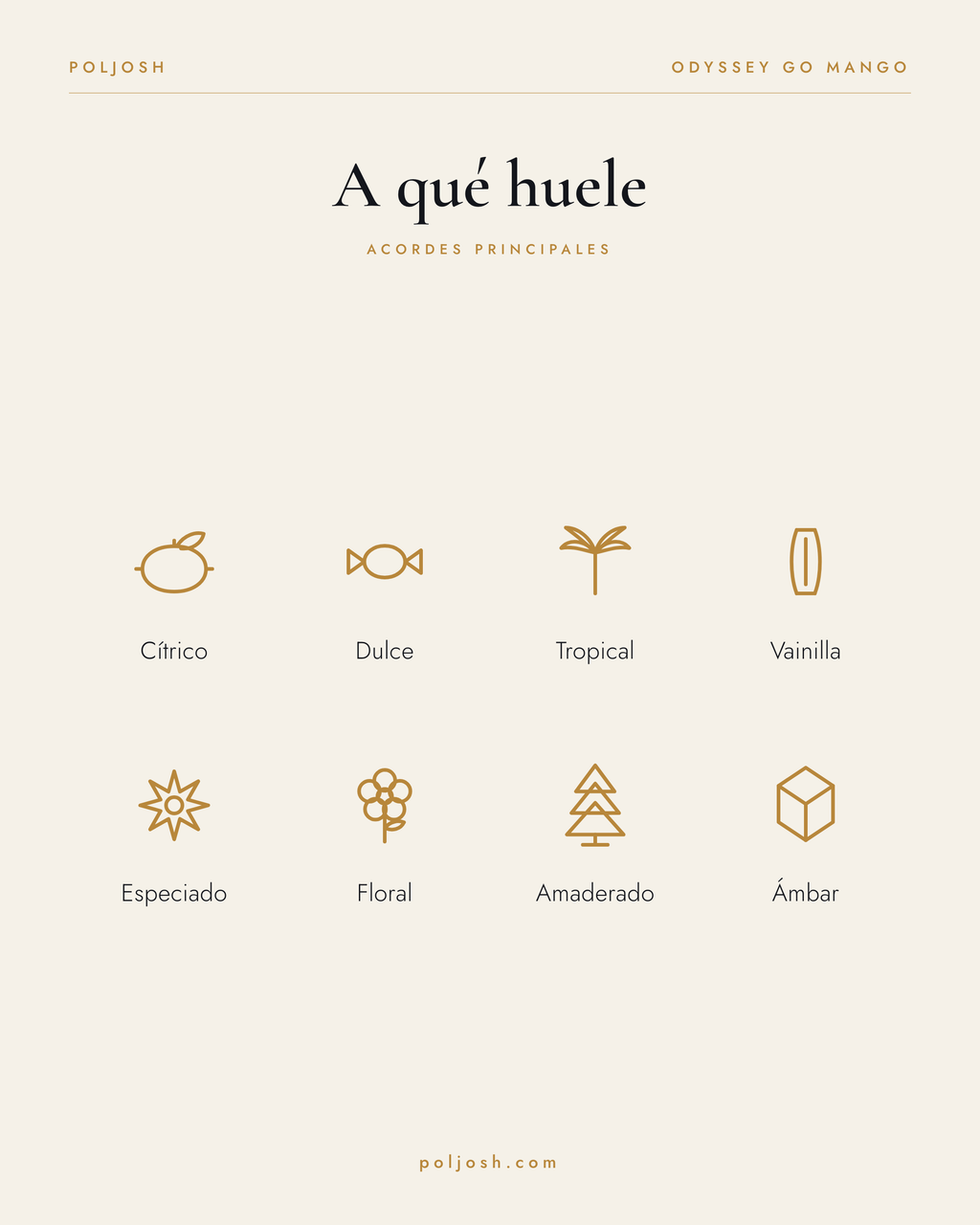 Odyssey Go Mango — acordes principales