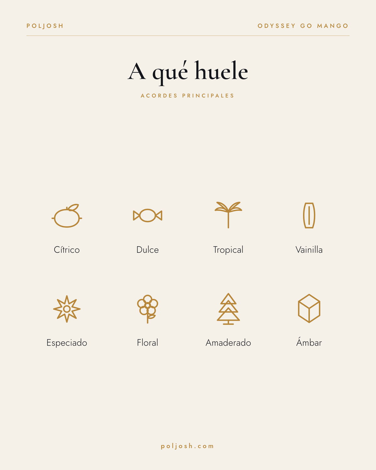 Odyssey Go Mango — acordes principales