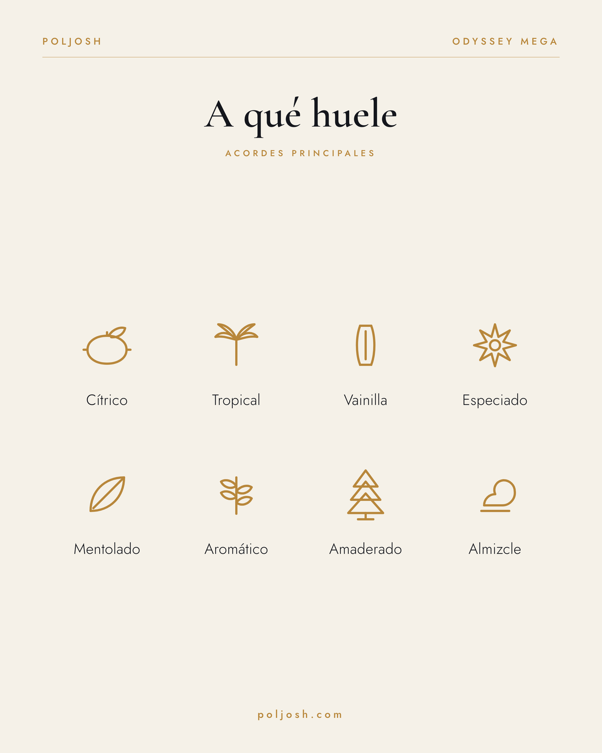 Odyssey Mega — acordes principales