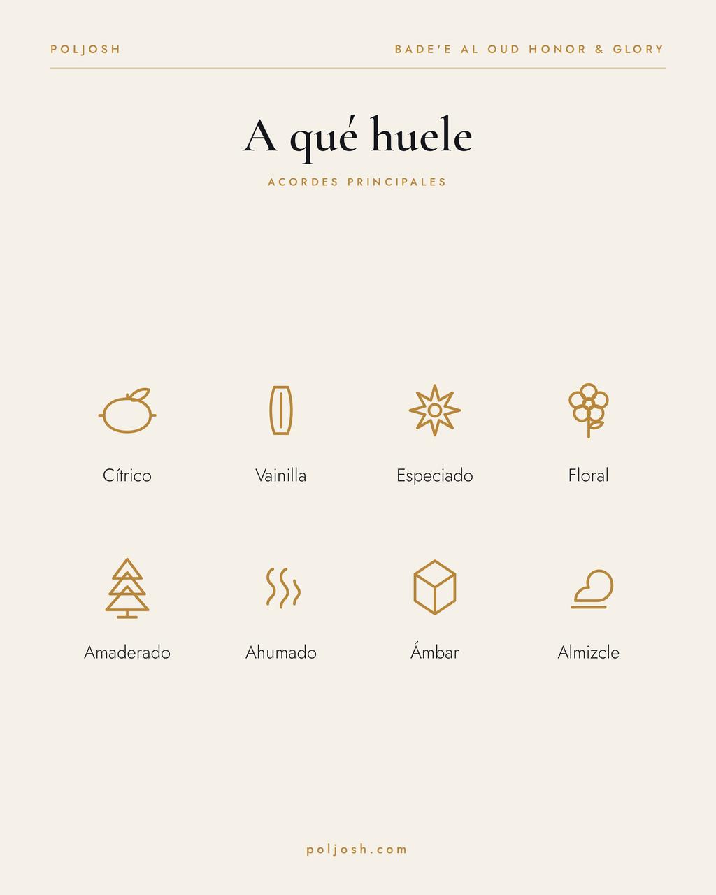 Bade'e Al Oud Honor & Glory — acordes principales