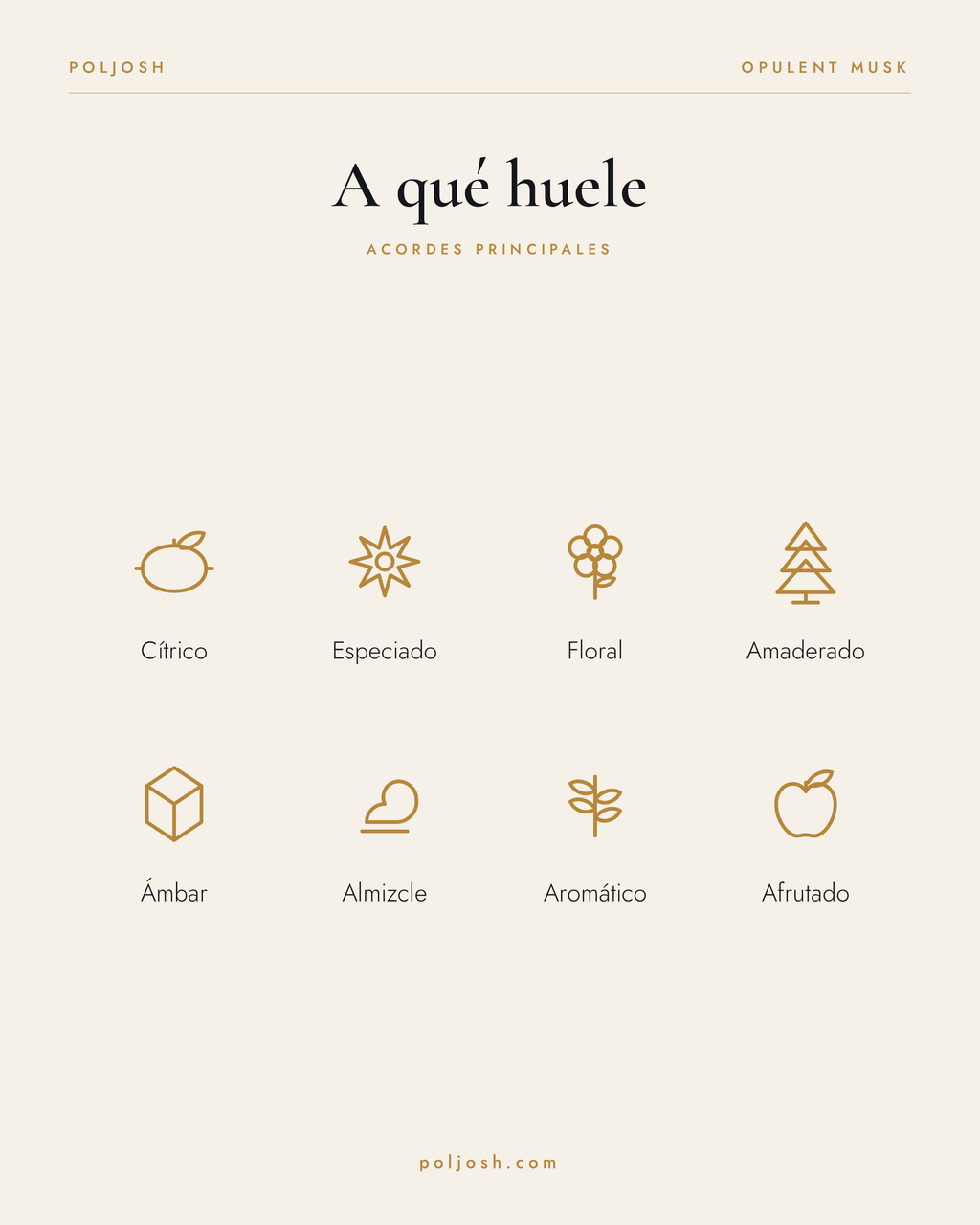 Opulent Musk — acordes principales
